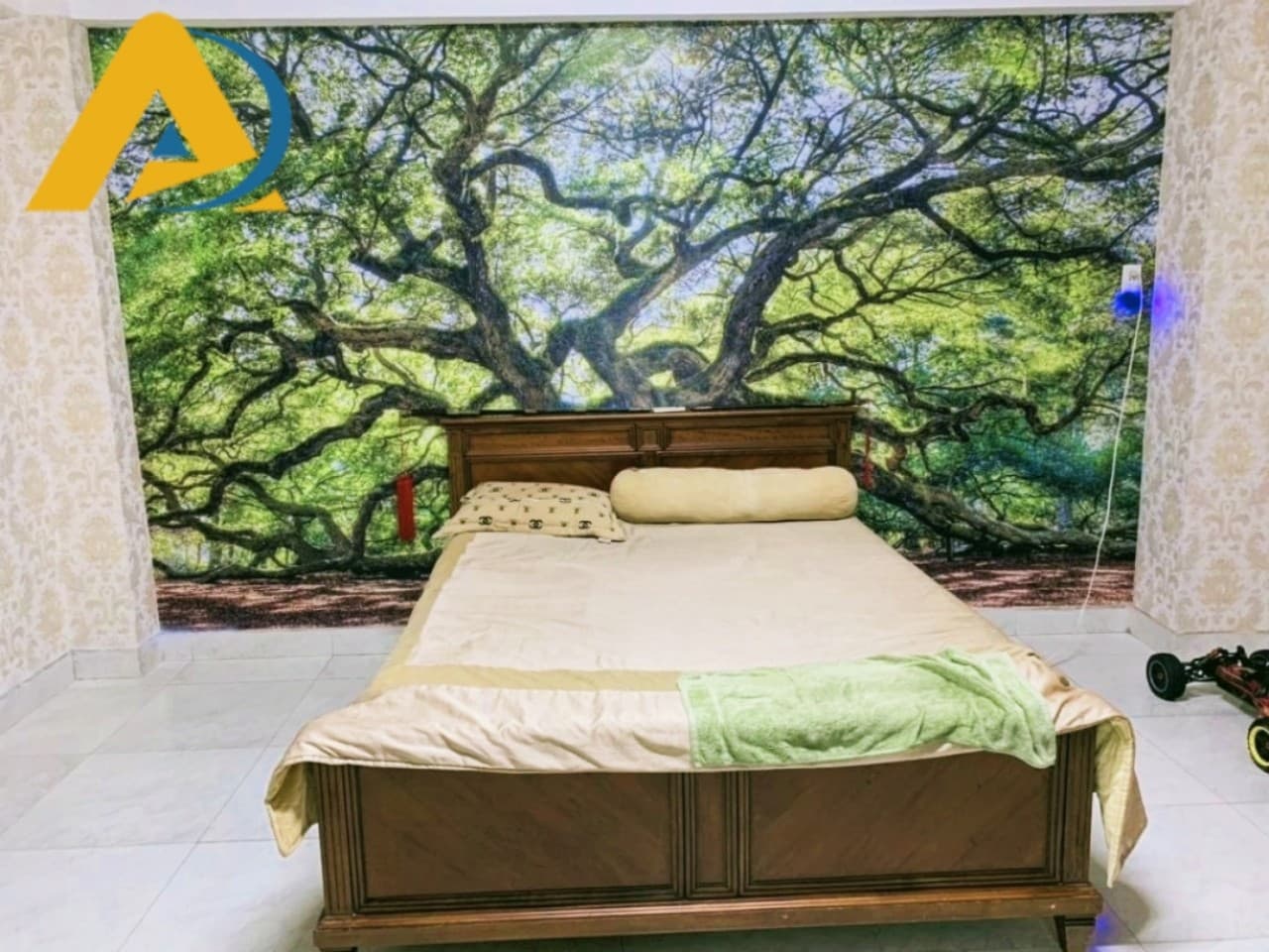 Tranh dán tường phòng ngủ cho người mệnh hoả