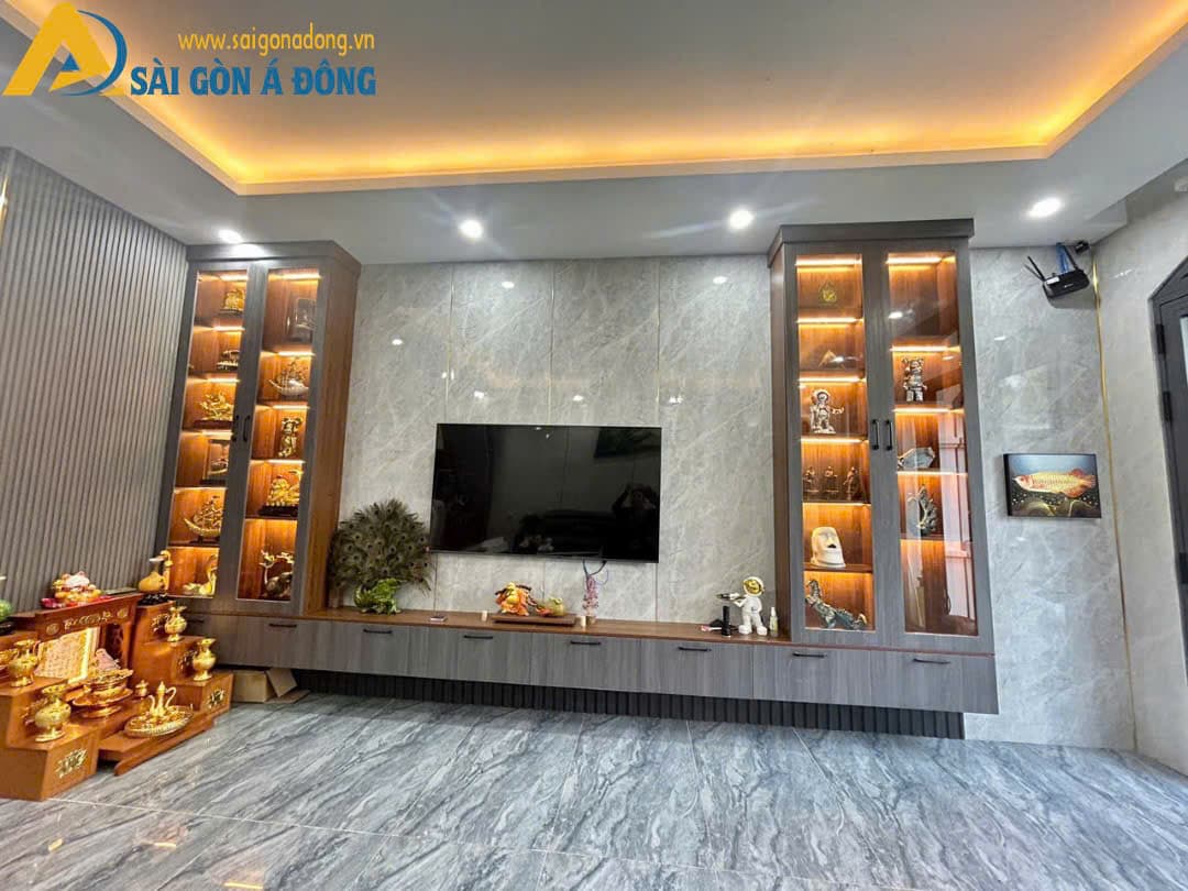 Tấm ốp nhựa PVC dán tường điểm nhấn đẹp