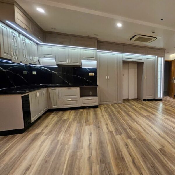 Sàn nhựa hèm khoá cho phòng khách