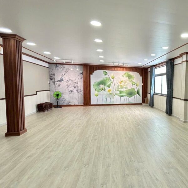 Sàn nhựa 4mm hèm khoá đế cao su Mỹ